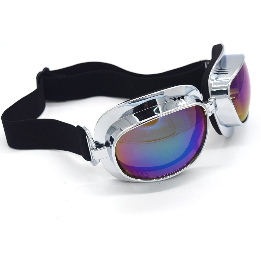 Mooreaxe goggles glasögon för harley motorcykel vintage half face jet hjälm steampunk pilot stil glasögon vindtät