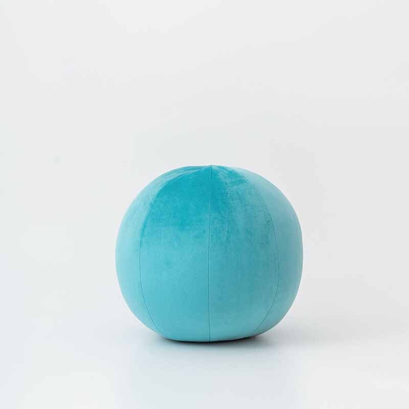 Simanfei kroppspute ball høy elastisk solide dekorative puter låve reisepute myk gåsedun klem sengepute: Lyse blå