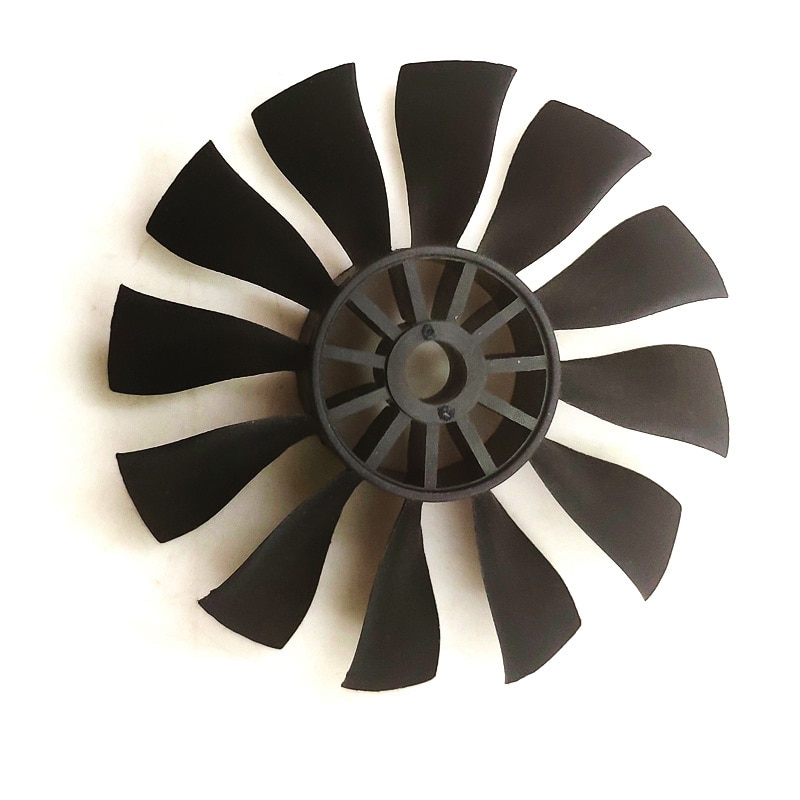 Qx-motor 50mm 12 blade kanalventilator 50 edf cw eller ccw med  qf2611 3s 4s børsteløs motor til rc fly modelfly