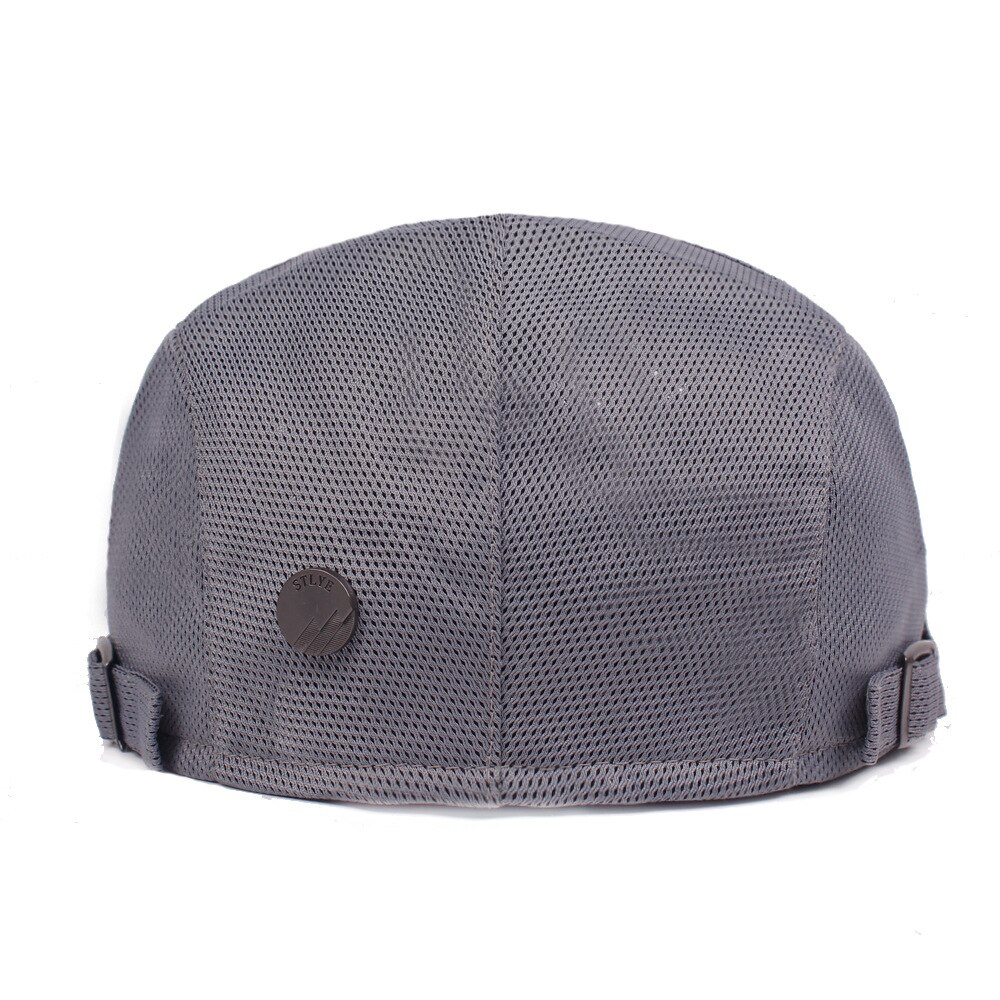 Gorra de malla transpirable para hombre y mujer, gorro de malla transpirable para caballero, gorra de caballero, ropa de calle, sombrero de Golf, gorras planas, sombreros de ornitorrinco,