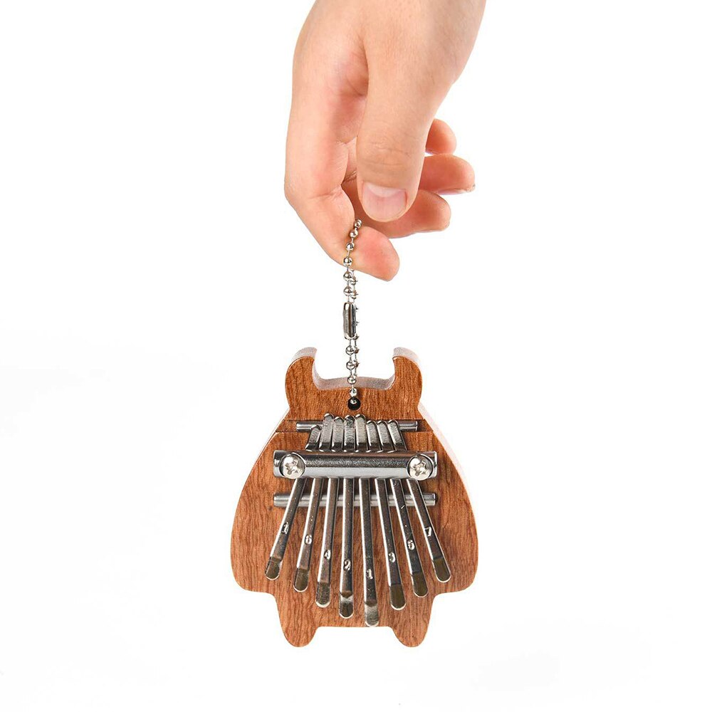 8 Keys Kalimba Mini Kalimba Portable Thumb Piano Finger Percussion Keyboard Pocket Kalimba With pendant for kids