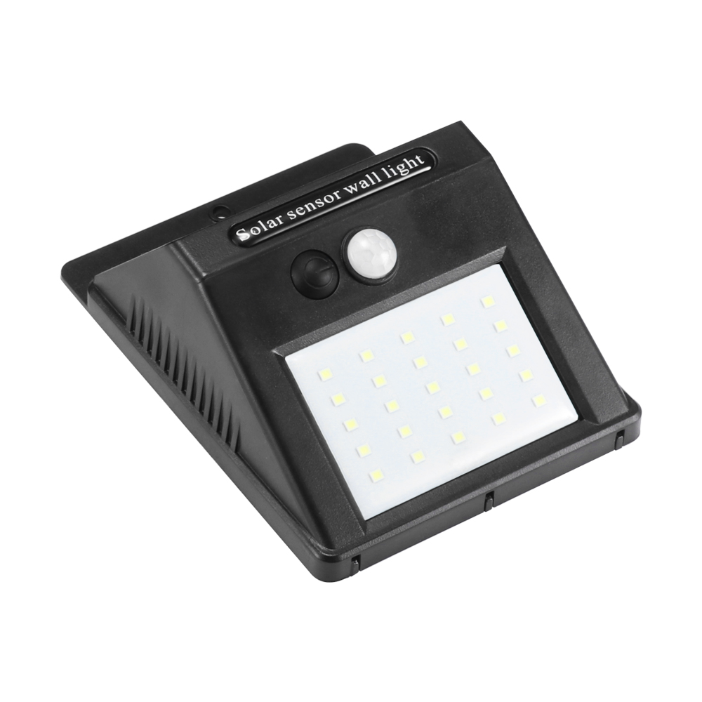 Vattentät vägglampa 25 led solenergi pir rörelsesensor vägg ljus vattentät utomhus trädgård strålkastare trädgård gårdsplan verktyg
