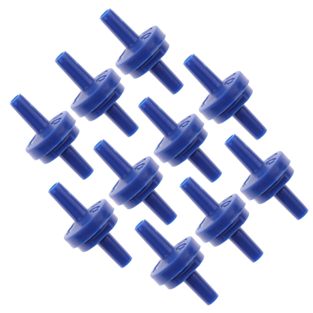 PACK 10 Aquarium Fish Tank Air Line Connector Fish Aquariums Tubing Valves PICK: Check Valve