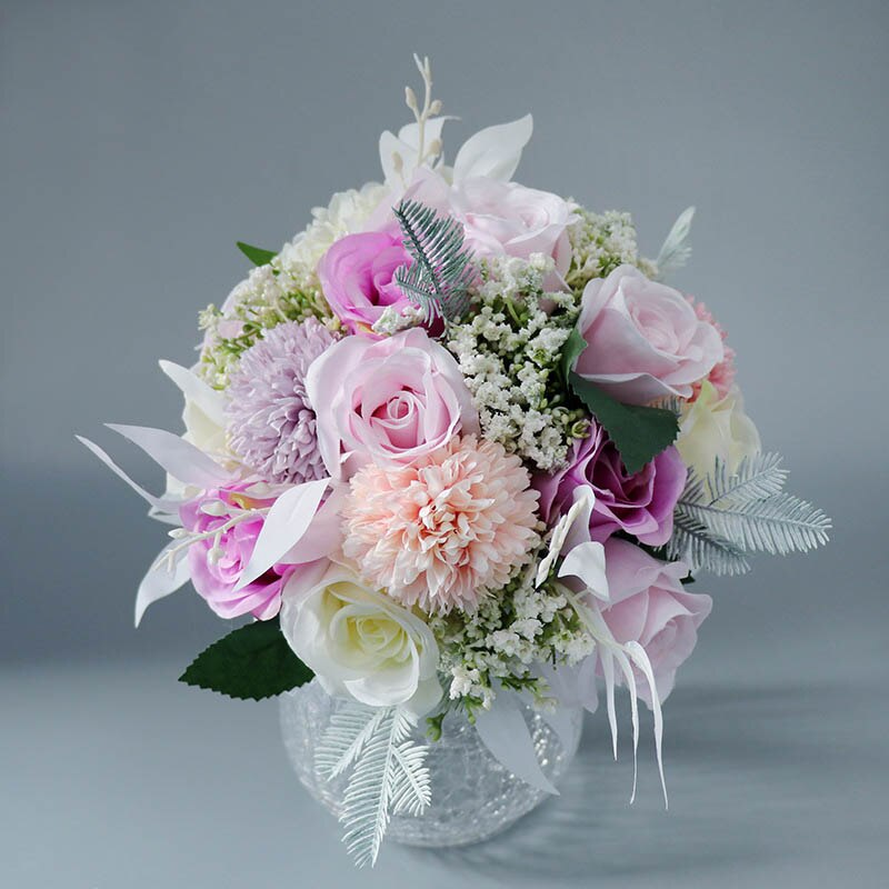 Bruiloft Romantische Boeket Bruid Bruidsboeketten Bruidsmeisje Boeket Kunstbloemen Valentijnsdag Bekentenis Party Kerk