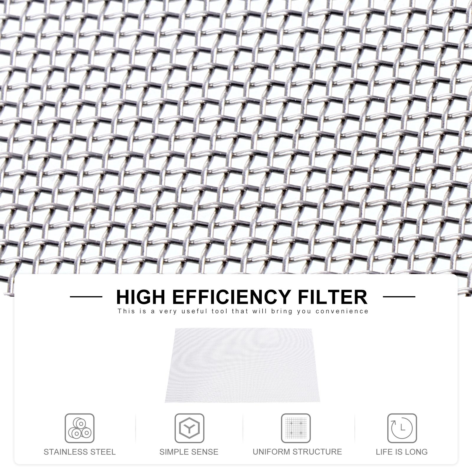 5pcs 304 Stainless Steel Woven Wire Mesh Metal Garden Filter Pest Mesh Proofing Mesh 30x21cm