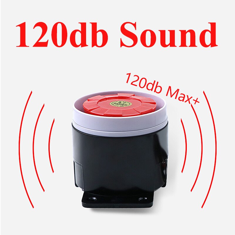 DC 9V-12V High Decibel Alarm 120dB Siren Security Electronic Burglar Buzzer