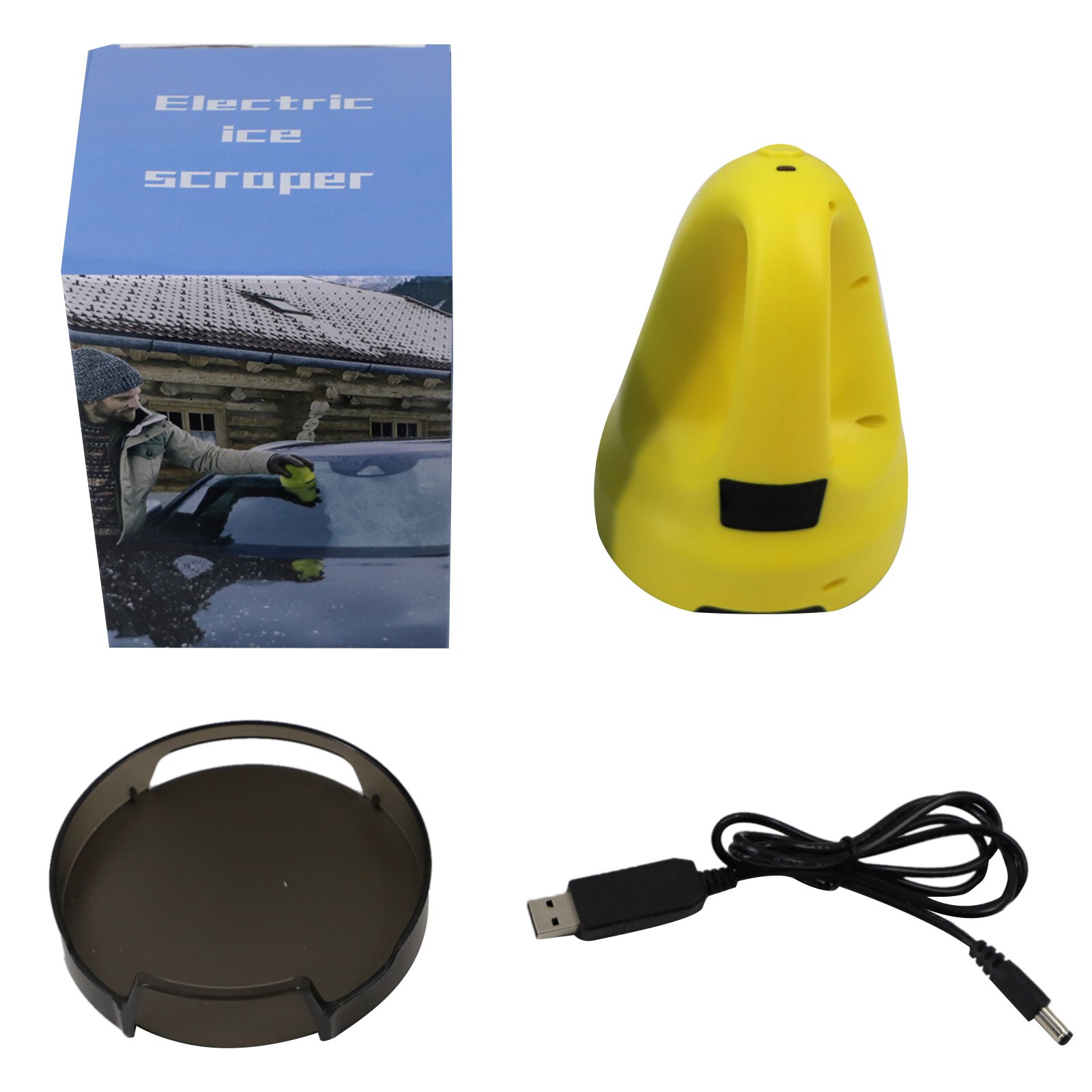 Strumento di sbrinamento automatico ricaricabile del parabrezza del USB portatile della ruspa del ghiaccio della finestra di automobile elettrica di inverno