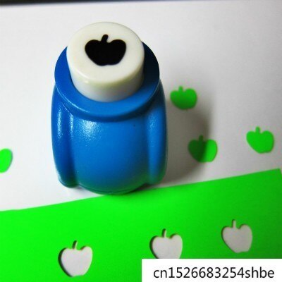1/pcs Mini Craft Heart Punch Machine Scrapbooking Handmade Cut Card Hole Puncher For Diy Paper Shaper Cutter Furador Eva: Apple