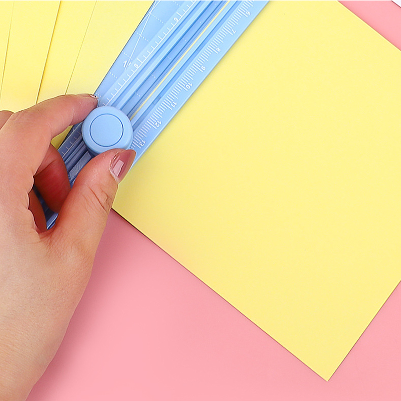 Dibujo de oficina Ot410, artefacto de corte de papel, foto A4, cuchillo de corte Manual de plástico Abs, cortador de papel pequeño para el hogar 2022