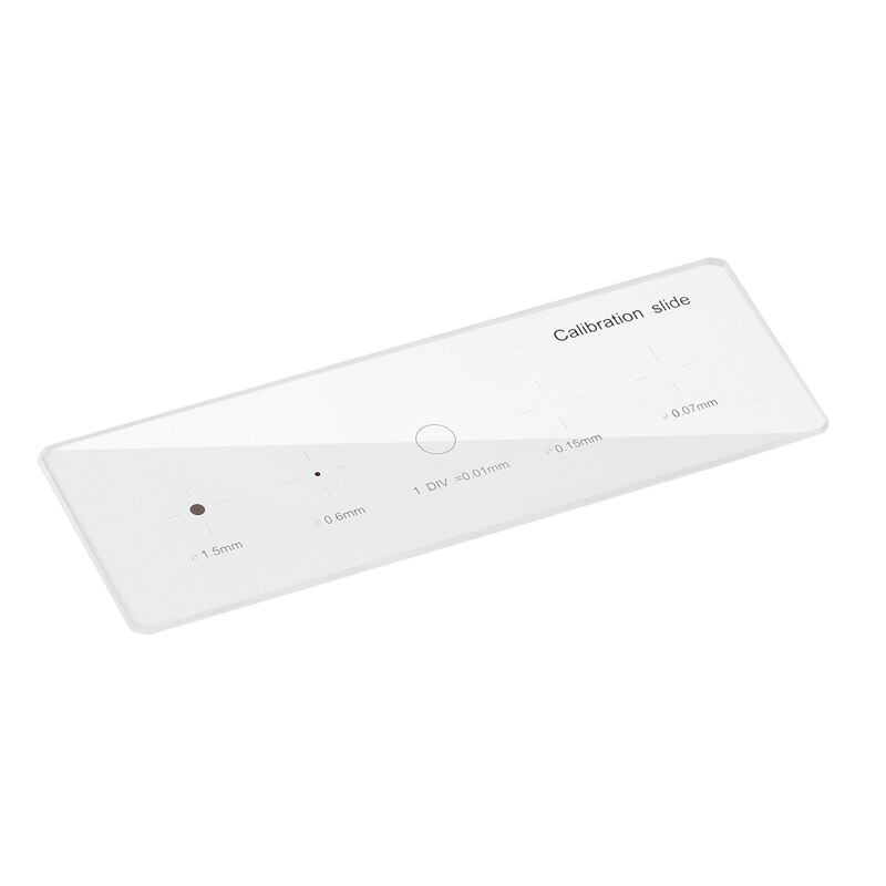 0.01 mm Microscope Glass Ruler Calibration Ruler Measuring Ruler Micro Ruler DIV=0.01mm Microscope Measurement