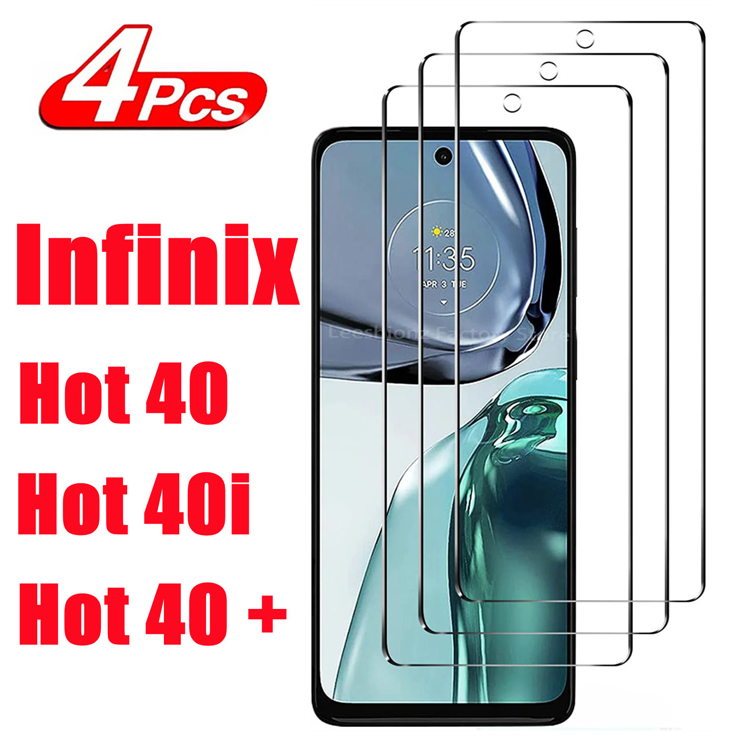 2/4Pcs For Infinix 40 Pro Protective Tempered Glass For Infinix 40 40i 40 Pro Screen Protector