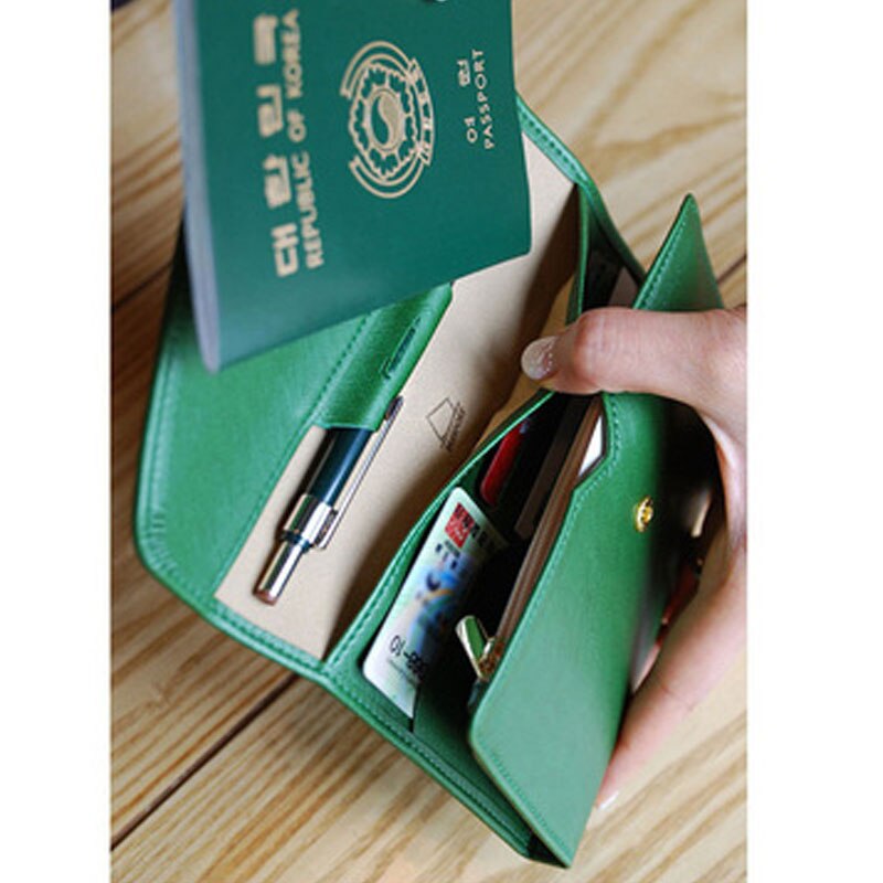 Yiwi pas planlægger pas rejse tegnebog pas indehaver multifunktion kreditkort pakke id dokument multi-kort opbevaring