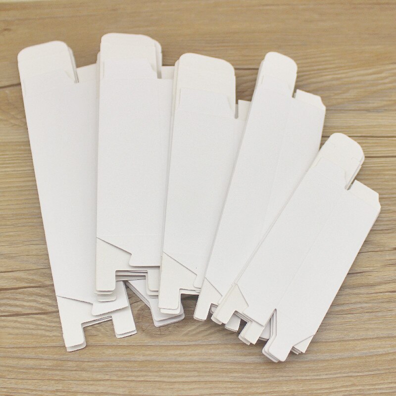 10pcs Multi size Rectangular 4*4*12 16 10cm Packaging Box Packaging Folding Boxes For Essential Candle Oil Bottle Package