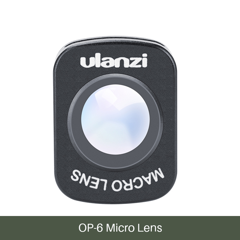 Ulanzi, OP-5 OP-11, bolsillo magnético Osmo 1.3x, lente anamorfo actualizado, Macro lente gran angular para Osmo, cardán de bolsillo, accesorios: macro lens