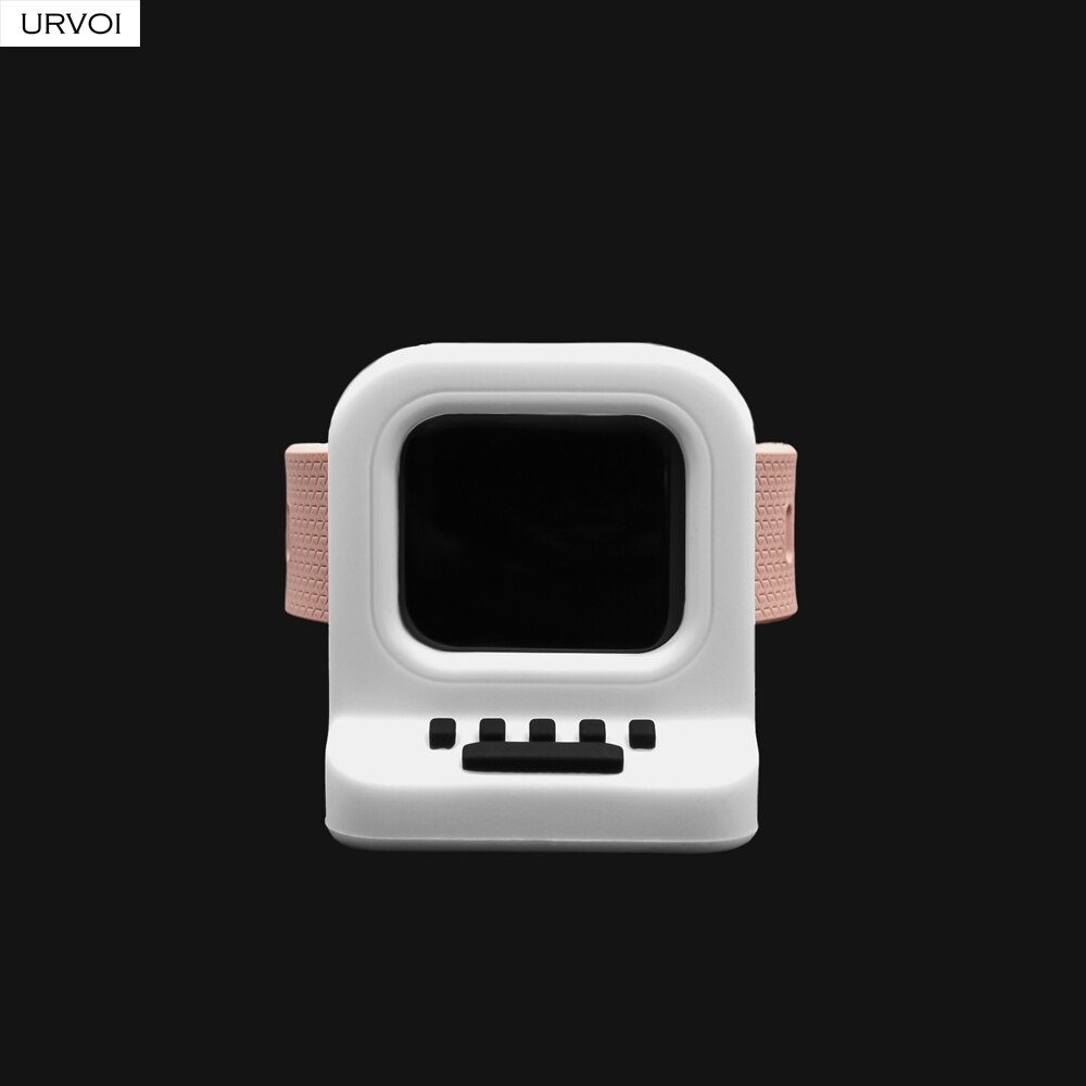 Urvoi silikonestander til apple watch holder watchos keeper 2 in 1 hjemmeoplader til iwatch classic mac til airpods