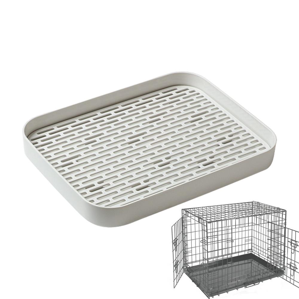 Konijn Wc Vierkante Kooi Doos Potje Trainer Stevige Bunny Box Kattenbakvulling Pan Huisdier Pan Wc Voor Volwassen Cavia Konijnen Hamster: WHITE