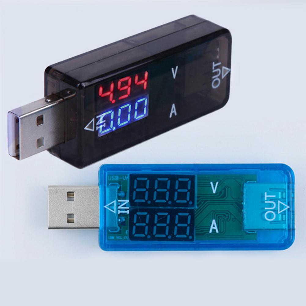 AKDSteel USB Digital Tester Ampere Meter Voltmeter Voltage Measuring Instrument Practical Meter