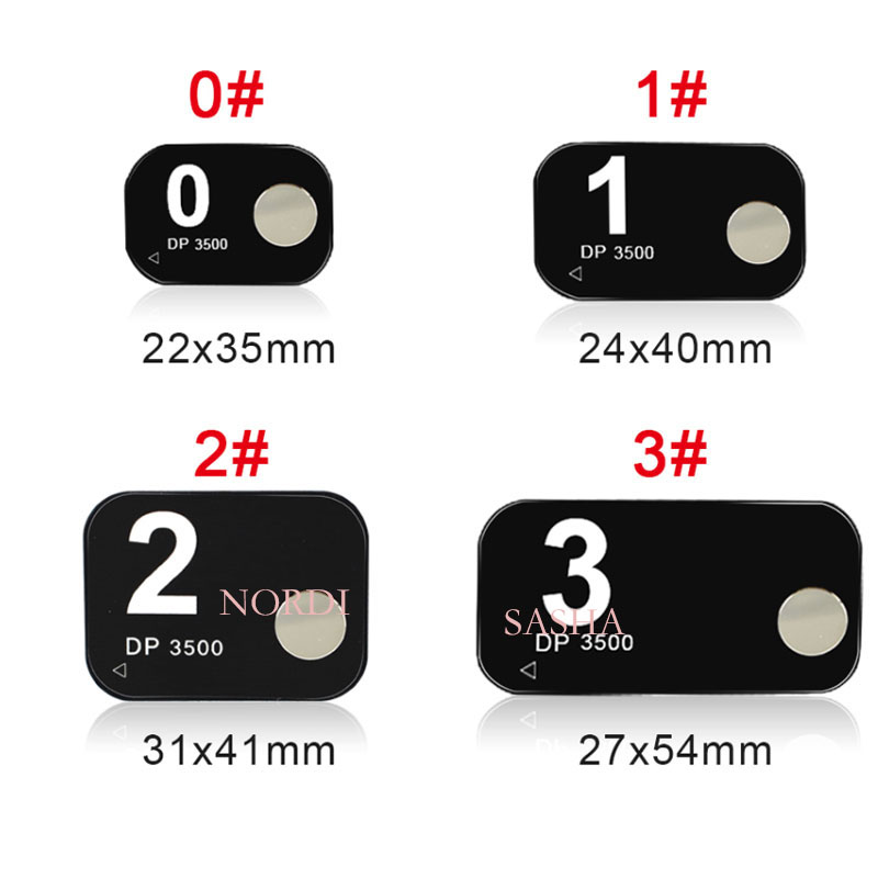 1 Stuks Tandheelkundige Beeldplaat Digitale X-Ray Fosfor Ip Image Board Digitale Sensor Rx Match Plaat 0 #1 #2 # Intraoral X-Ray Psp Board