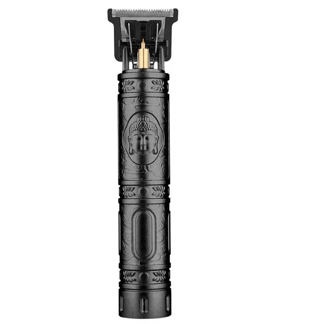 Professioneller Haarschneider, digitaler USB-wiederaufladbarer Haarschneider für Männer, Haarschnitt, Haarschneider, Friseurmaschine, Herren-Trimmer, Rasierer: Licht Gelb