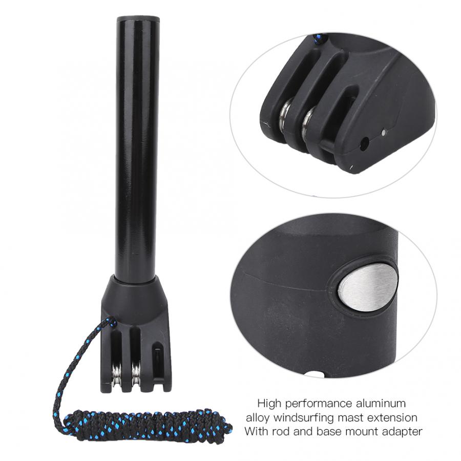 Extensión de mástil para windsurf, Base de montaje, adaptador RDM estándar, varillas principales, accesorios universales, equipo de windsurf
