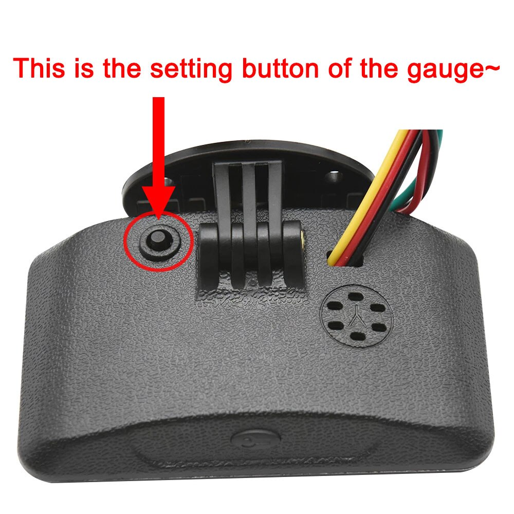 H 4 In 1 LCD Car Digital Oil Pressure Gauge Fuel Voltmeter Oil Pressure Water Temp Meter 1/8 NPT Oil Press Sensor 10mm 12-24V