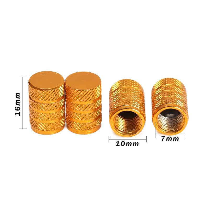 4Pcs Air Valve Cap Bike Wheel Tire Covered for Bicycle Motorcycle Car Universal Tube Tyre American Style Cap Cycling Accessories