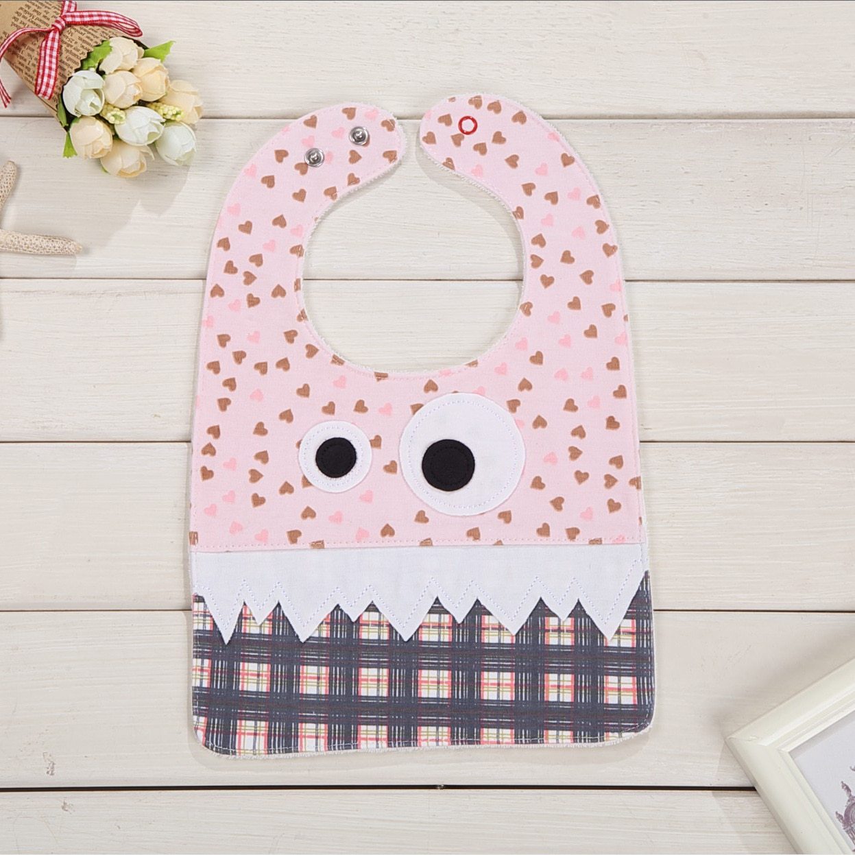 1Pc Leuke Bebe Zuigeling Afdrukken Slabbetjes Baby Zachte Cartoon Lunch Bib Waterdicht Speeksel Druipen Slabbetjes Kids Feeding Burp Doeken schort