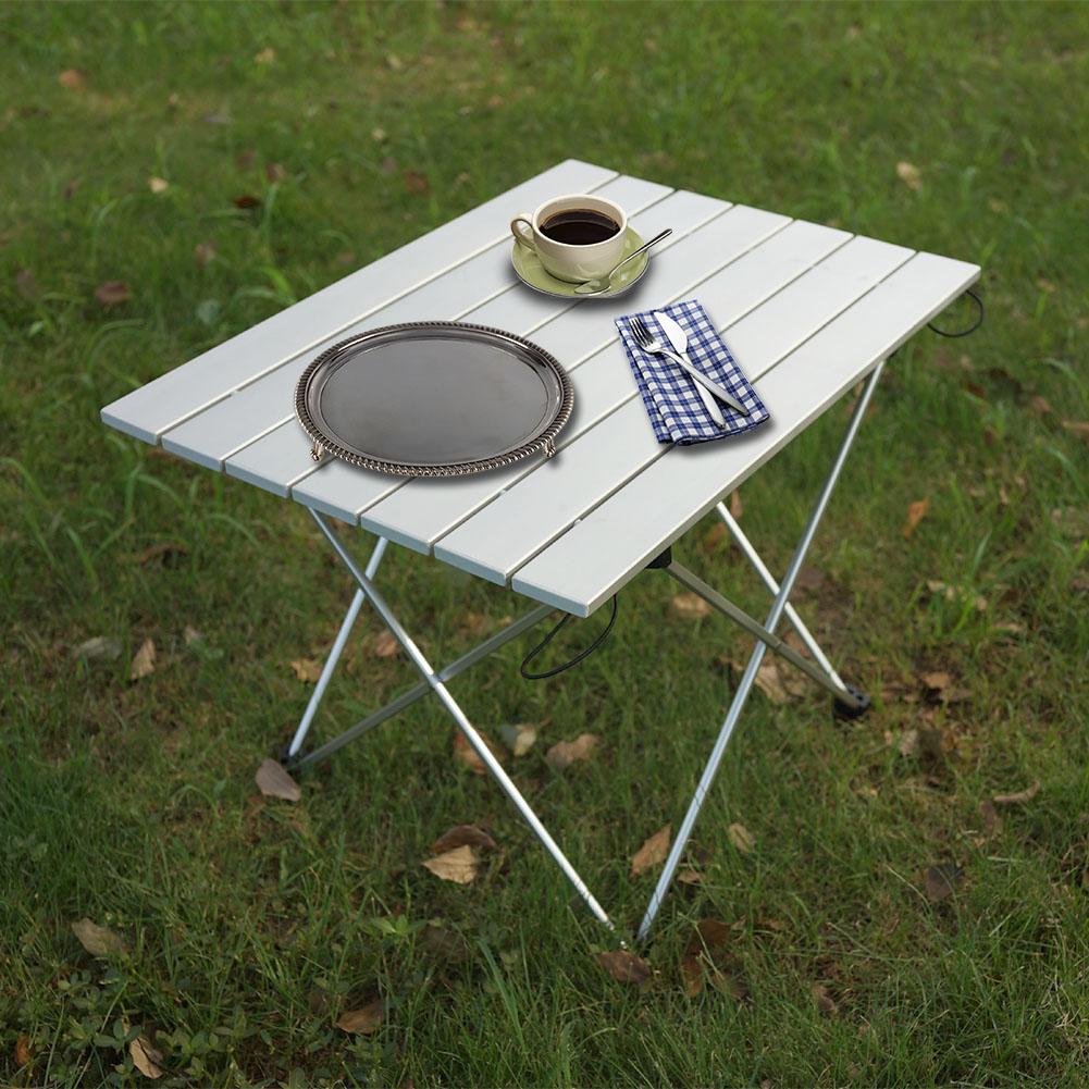 Aluminiumslegeringsbord foldbart skrivebordbord udendørs camping udendørs foldbart bord