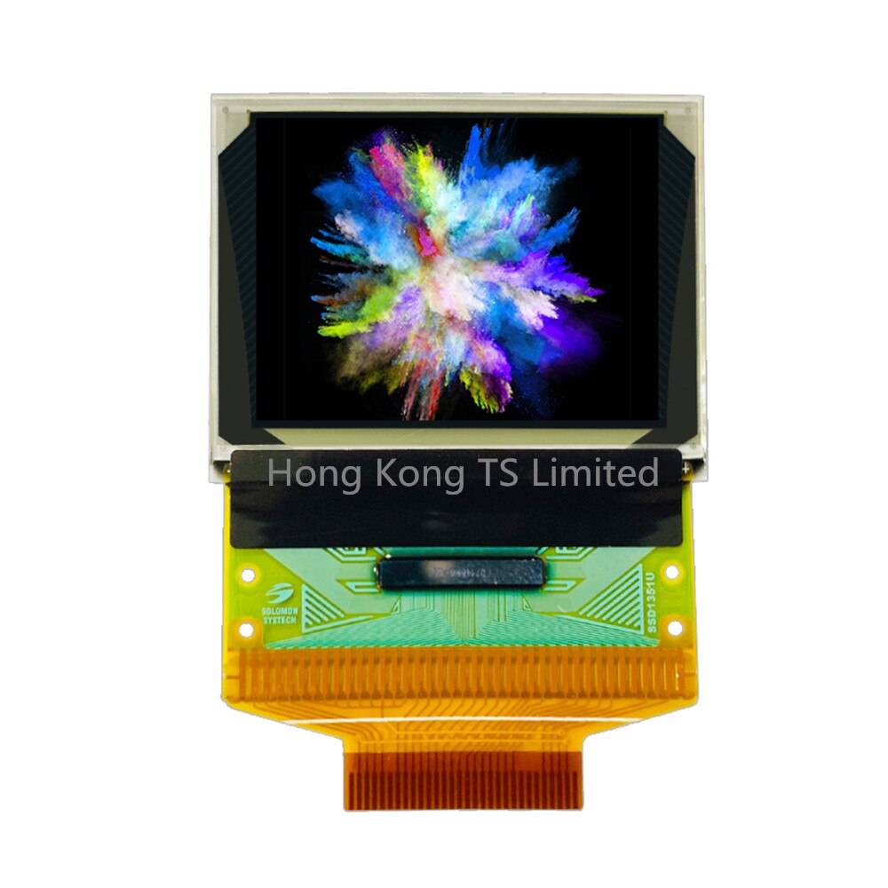 1.29 inch OLED kleur scherm plug-in 30PIN128*96 dot matrix SSD1351 driver 2.4-3.5V
