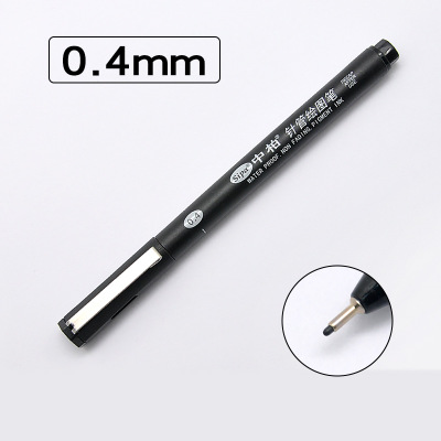 1pc koukkulinjaa kynätaide tussit kynät piirustussetti lapsille maalauskoulu taidetarvikkeet liner korealaiset paperitavarat: 0.4 mm