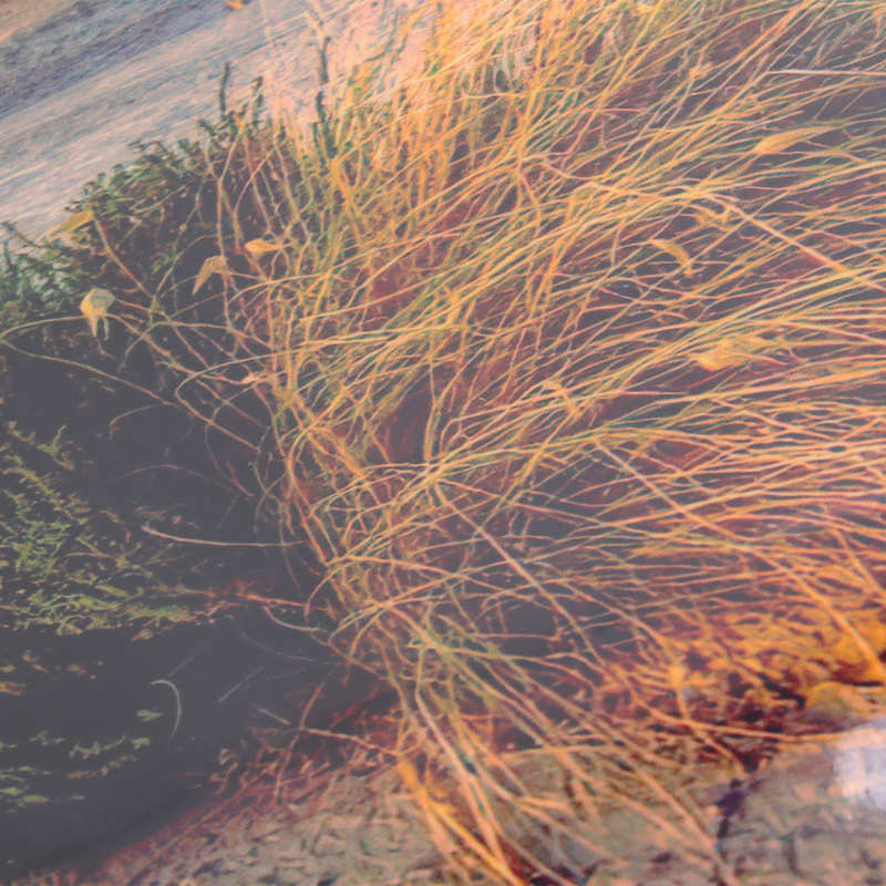 Fish Tank Background Decoration Mountain Desert Pattern Aquarium Poster Self Adhesive for Underwater Scene