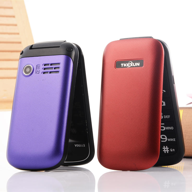 Originele 2.5 ''High Definition Screen Flip Spainish Goedkope Senior Magic Voice 6Pcs Speed Dial Gsm Drukknop russische Mobiele Telefoons
