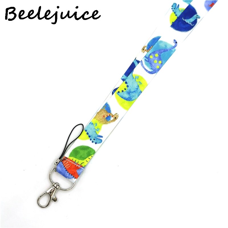 Dinosaurs Neck Strap Lanyard keychain Mobile Phone Strap ID Badge Holder Rope Key Chain Keyrings cosplay Accessories