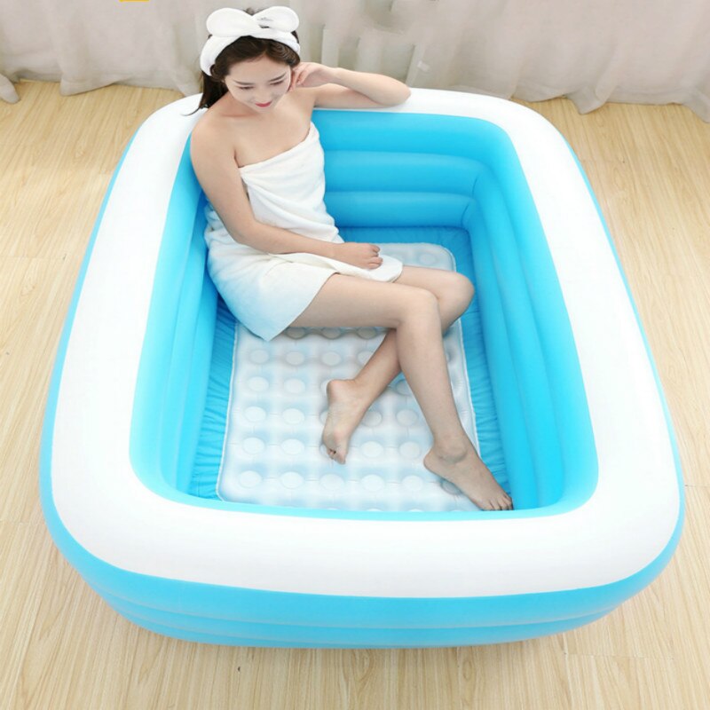 Husstand oppustelig badekar børn swimmingpool voksen baby baby oppustelig swimmingpool 110cm-130cm