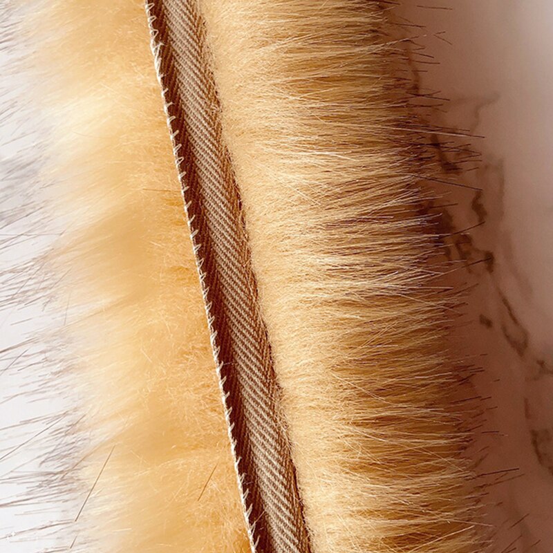 1M 24 Kleuren Wit Faux Vos Bont Pluche Lint Tapes Diy Trui Jas Kledingstuk Kap Hoed Kraag Trimmen materialen Decoratie