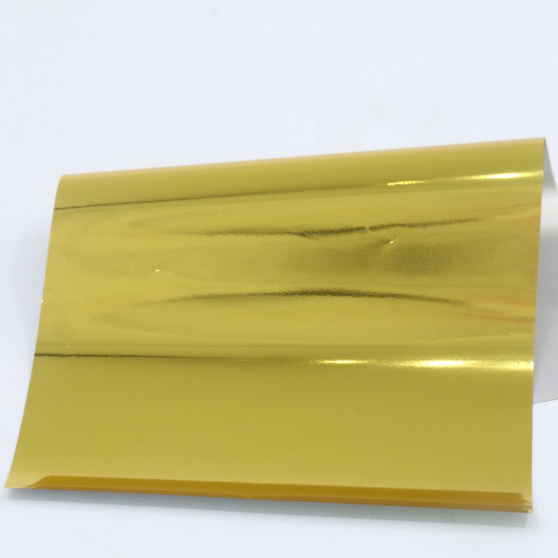 Stempling folie papir guld holografisk overførsel laminator folie 8 x 15cm til diy kunst håndværk christma: 50 stk