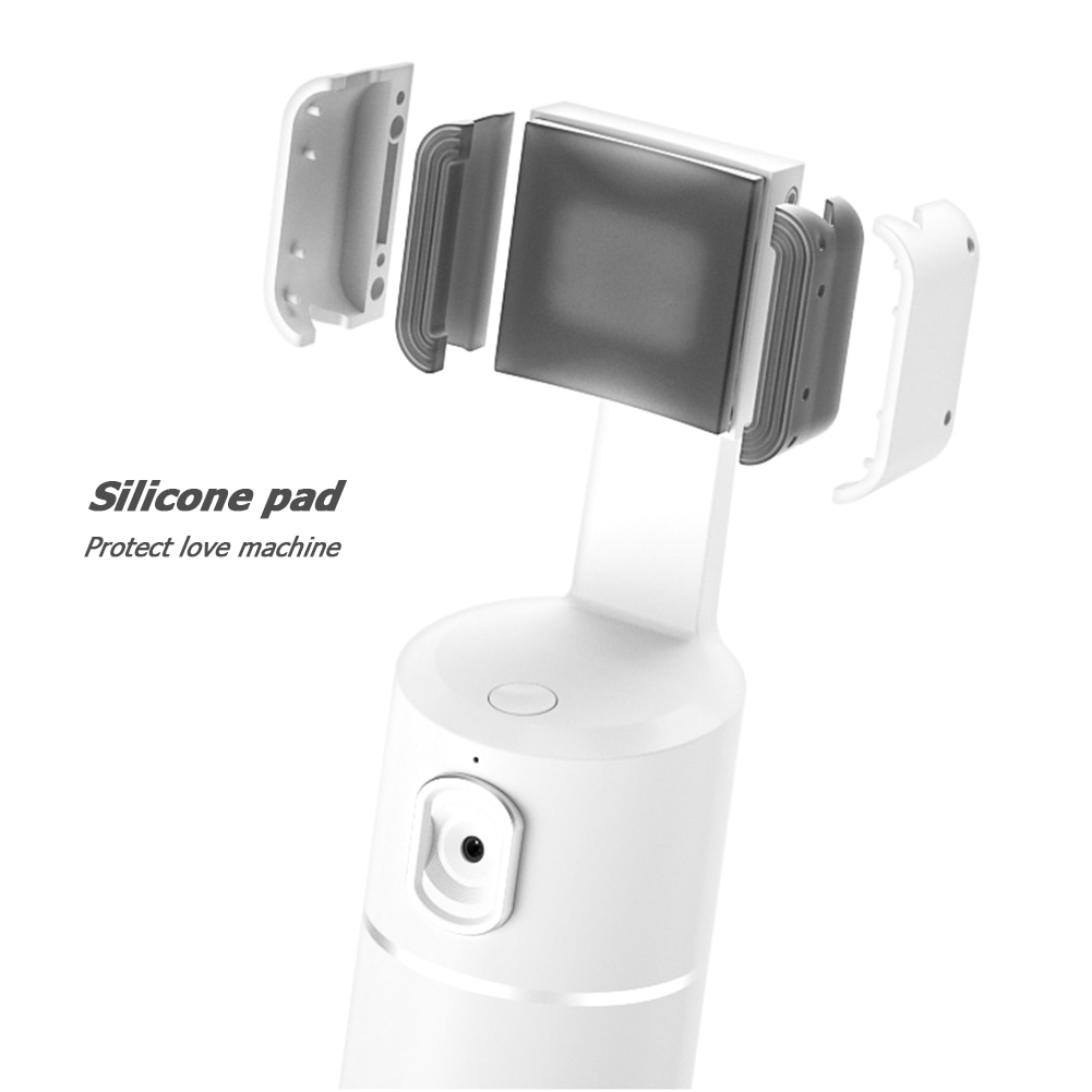 AI Smart Shooting Selfie Stick 360 Rotation Object Tracking Holder All-in-one Face Tracking Camera Phone Holder Record Gimbal
