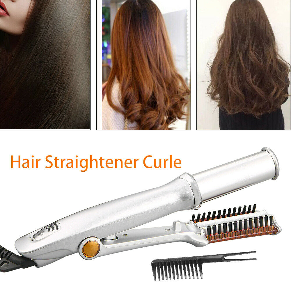 Lonic Haar Curler Und Richt Eisen 2 In 1 Rotierenden Haar Curling Wand Roller Haar Styling Curling Anti Frizz Haarglätter