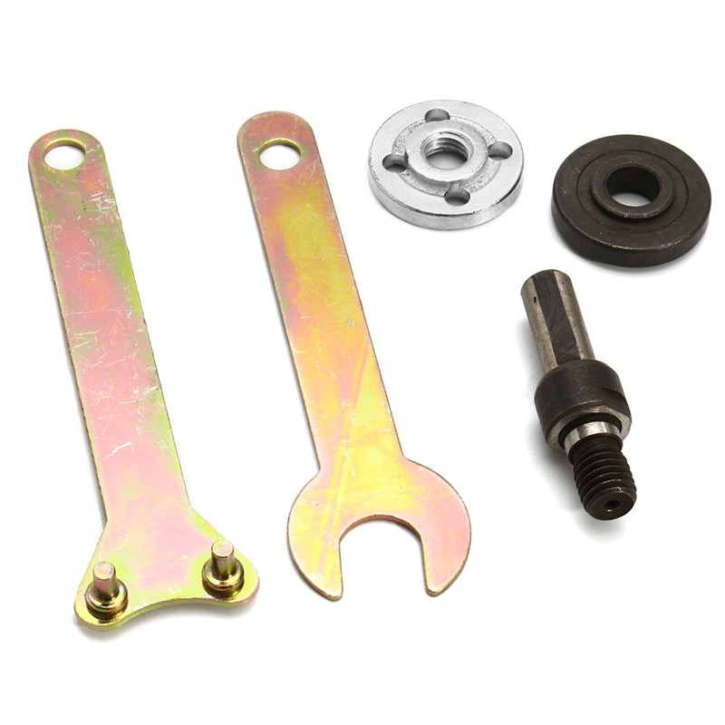 Adaptador de mandril de acero M10, vástago de 10mm, herramienta de reparación de automóviles, piezas de Metal de hoja, herramientas de corte eléctrico, accesorios para amoladora angular, 1 Juego