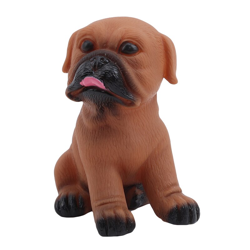 Baby legetøj 5 stk / sæt udluftning skrigende mops kaldet trompet skrig hund legetøj tegneserie dyr hund interaktive legetøj til børn