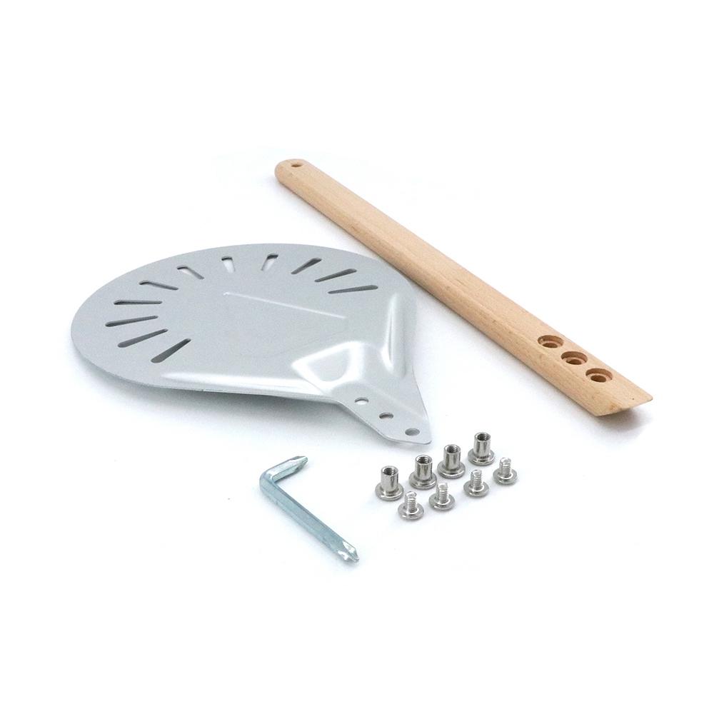 Pala para cocinar al aire libre con mango de madera para pastray, accesorios para horno de pizza, utensilio de cocina, herramienta para hornear, paleta para pizza, cáscara de pizza