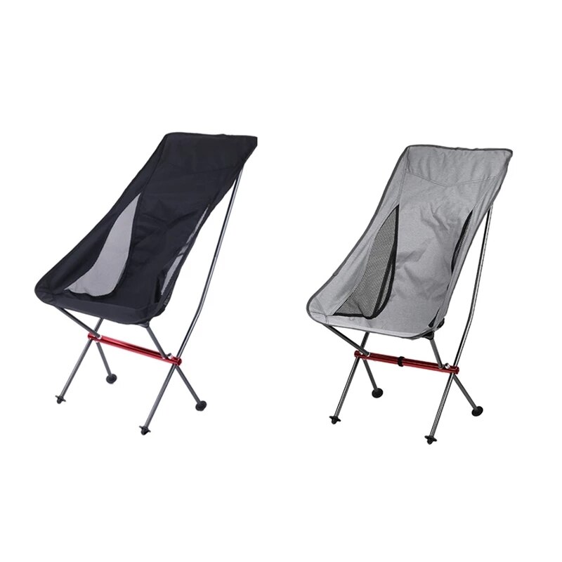 Outdoor Portable Folding Chair Ultralight Travel Fishing Camping Chair Picnic Home Seat Moon Chair