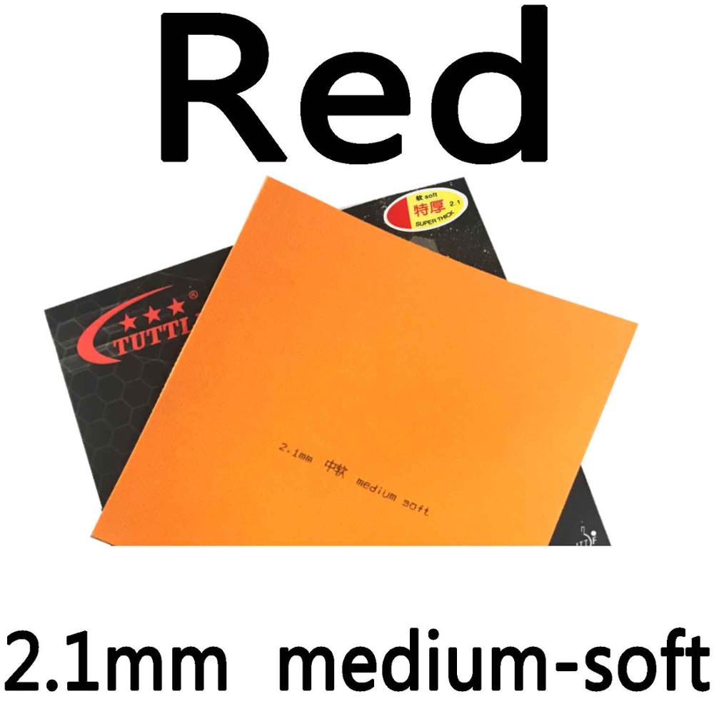 Tuttle Black Energy 888 Germany Cake Sponge 40+ Table Tennis rubber, ping pong rubber: Red2.1mm medium-soft