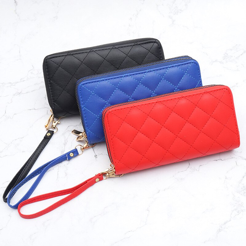 bolso de mano para mujer de Color sólido de gran capacidad bolso de muñeca para mujer