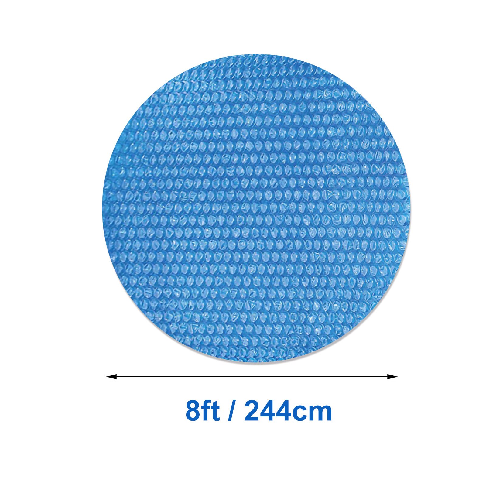 Cubierta rectangular redonda para piscina de 8/10/12 pies, esterilla a prueba de lluvia para jardín familiar, resistente a los rayos UV, accesorios para piscina en casa, novedad: For 244cm pool