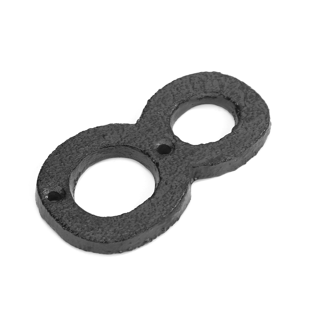 Cast Iron Numbers Doorplate Metal Digital House Sign Plaque DIY Cafe Wall Decor