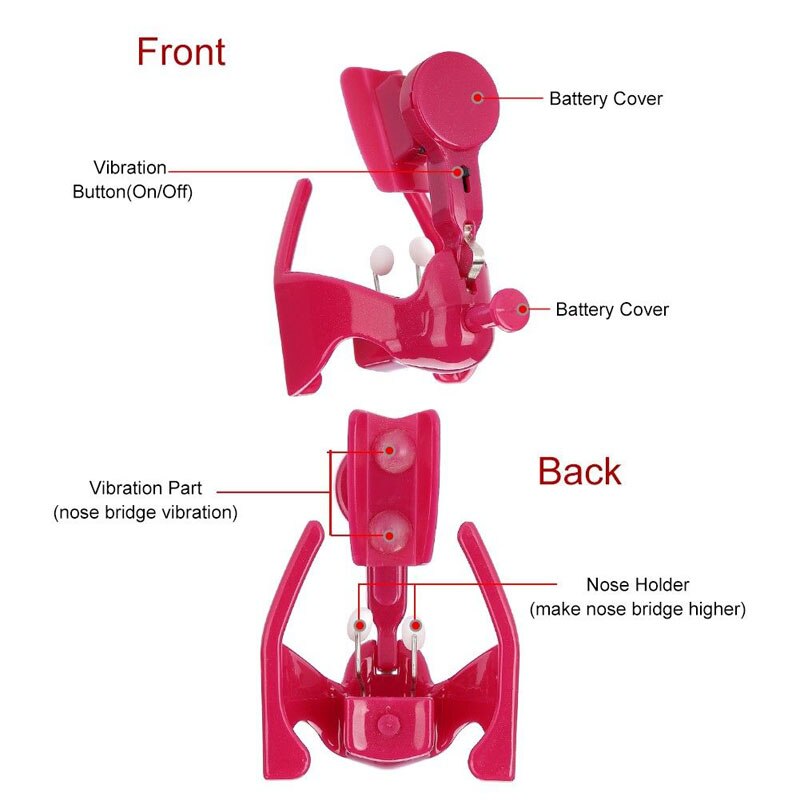 Elektrische Neus Omhoog Shaping Shaper Lifting Clip Bridge Straightening Clipper Beauty Clip Corrector Neus Reshaper