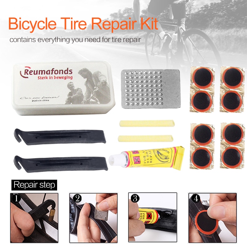 1 Set Mountain Bike Repair Tools Kit Bike Tool Set Cycling Bicycle Tool Kit For Multi-Purpose Emergency Tire Bike Accessories