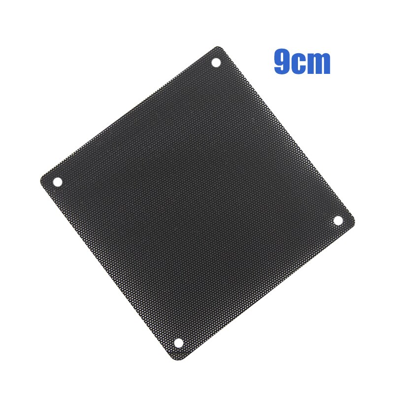 5Pcs 8Cm 9Cm 12Cm 14Cm Computer Pc Mesh Pvc Fan Stoffilter Stofdicht Case Computer mesh Cover Chassis Stofkap 120Mm 80Mm: 9cm