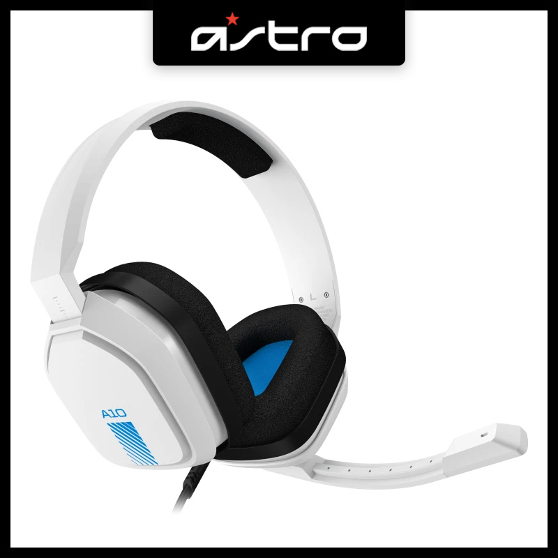 Logitech Astro A10 Bedrade Originele Koptelefoon, 7.1 Kanaals Noise Cancelling Met Mic Voor PS4, xbox One En Pc Gaming: white